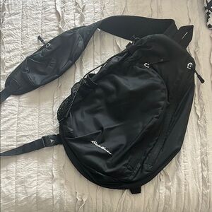 Black Eddie Bauer Men's Sling Bag